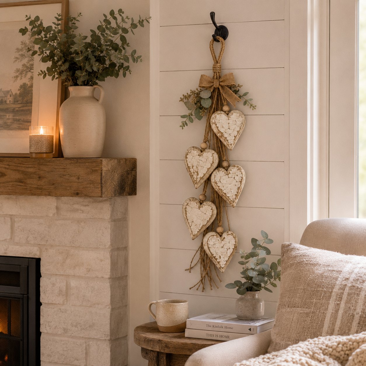 🤎 "Hanging Heart" Wall Decoration