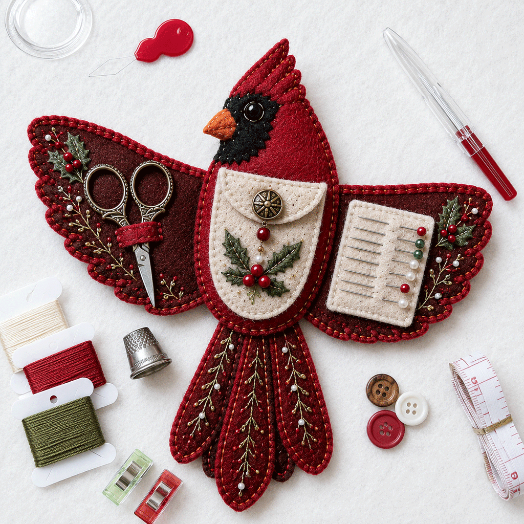 🐦 DIY Felt Bird Sewing Craft Kit 🧵