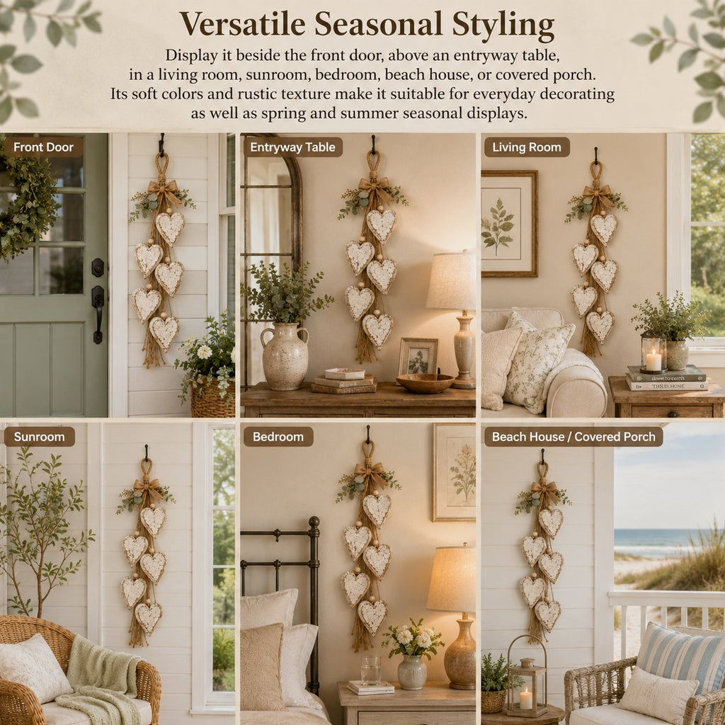 🤎 "Hanging Heart" Wall Decoration