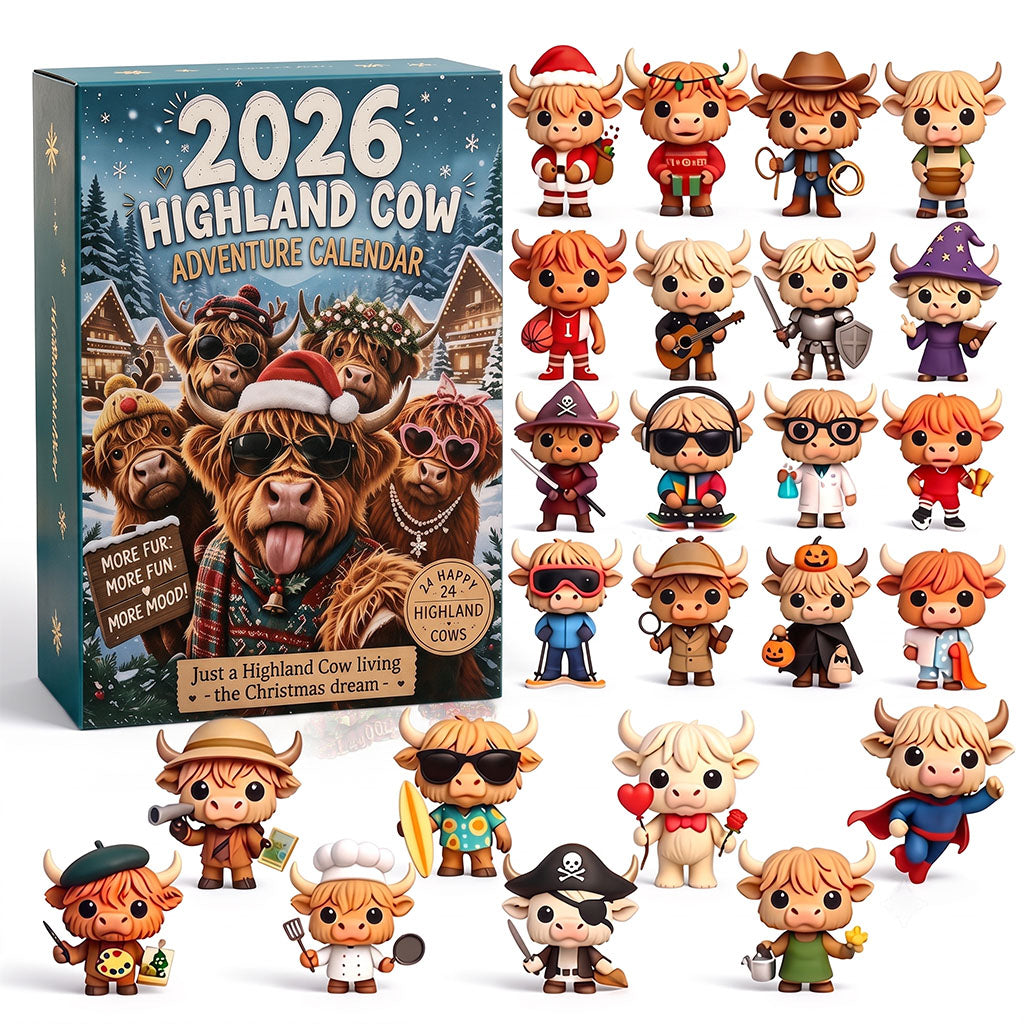 2026 Highland Cow Advent Calendar