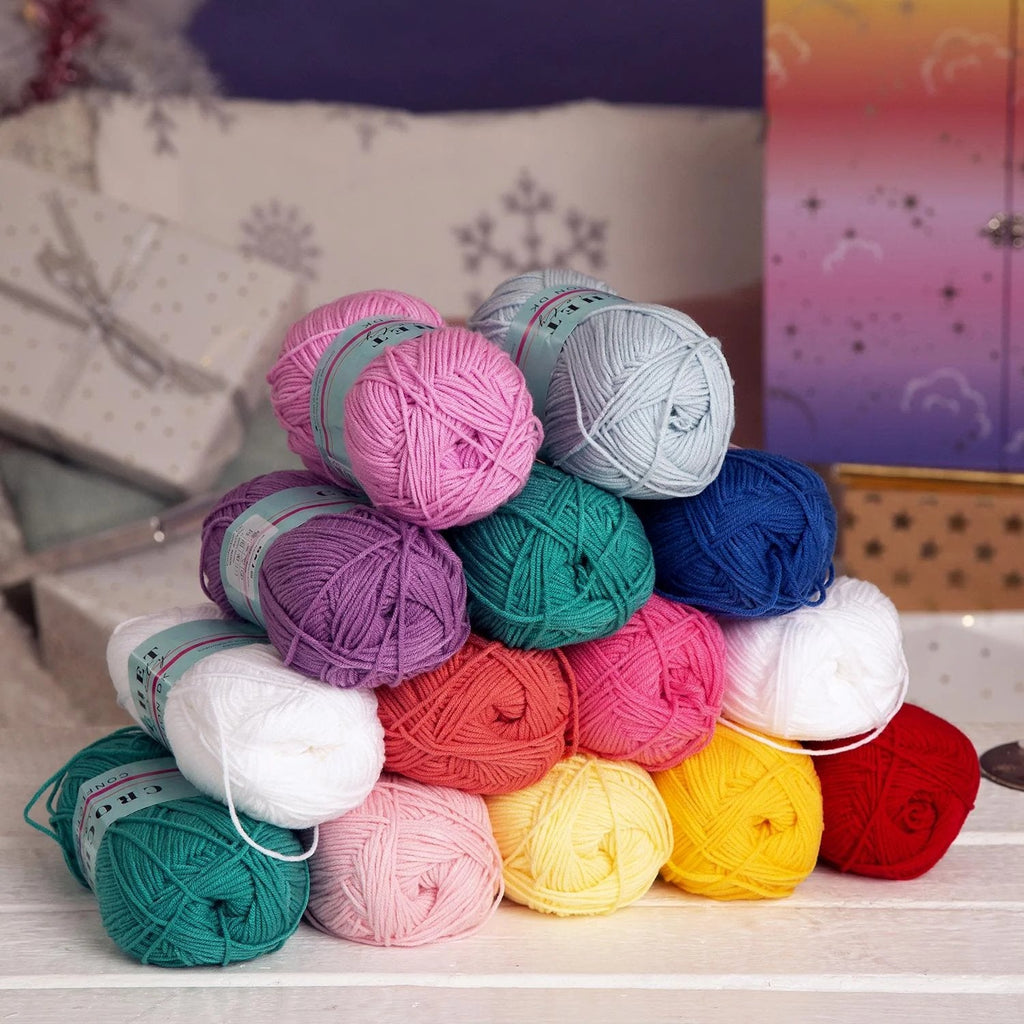 🎁🧵 2026 Crochet Countdown Calendar – 25‑day set of yarn, crochet tools, patterns and creative surprises (🔥 Exactly as featured in the video)