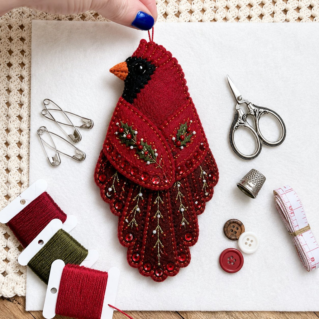 🐦 DIY Felt Bird Sewing Craft Kit 🧵