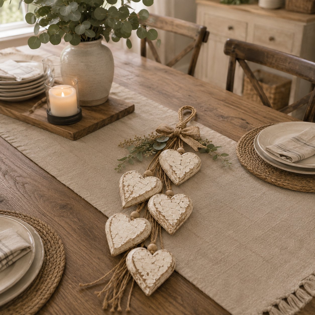 🤎 "Hanging Heart" Wall Decoration