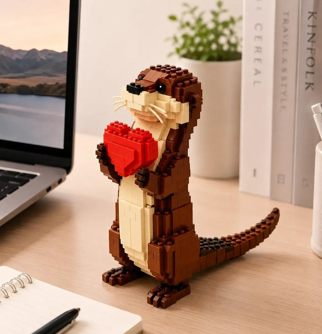 🦦 Otterly in Love | Building Block Set ❤