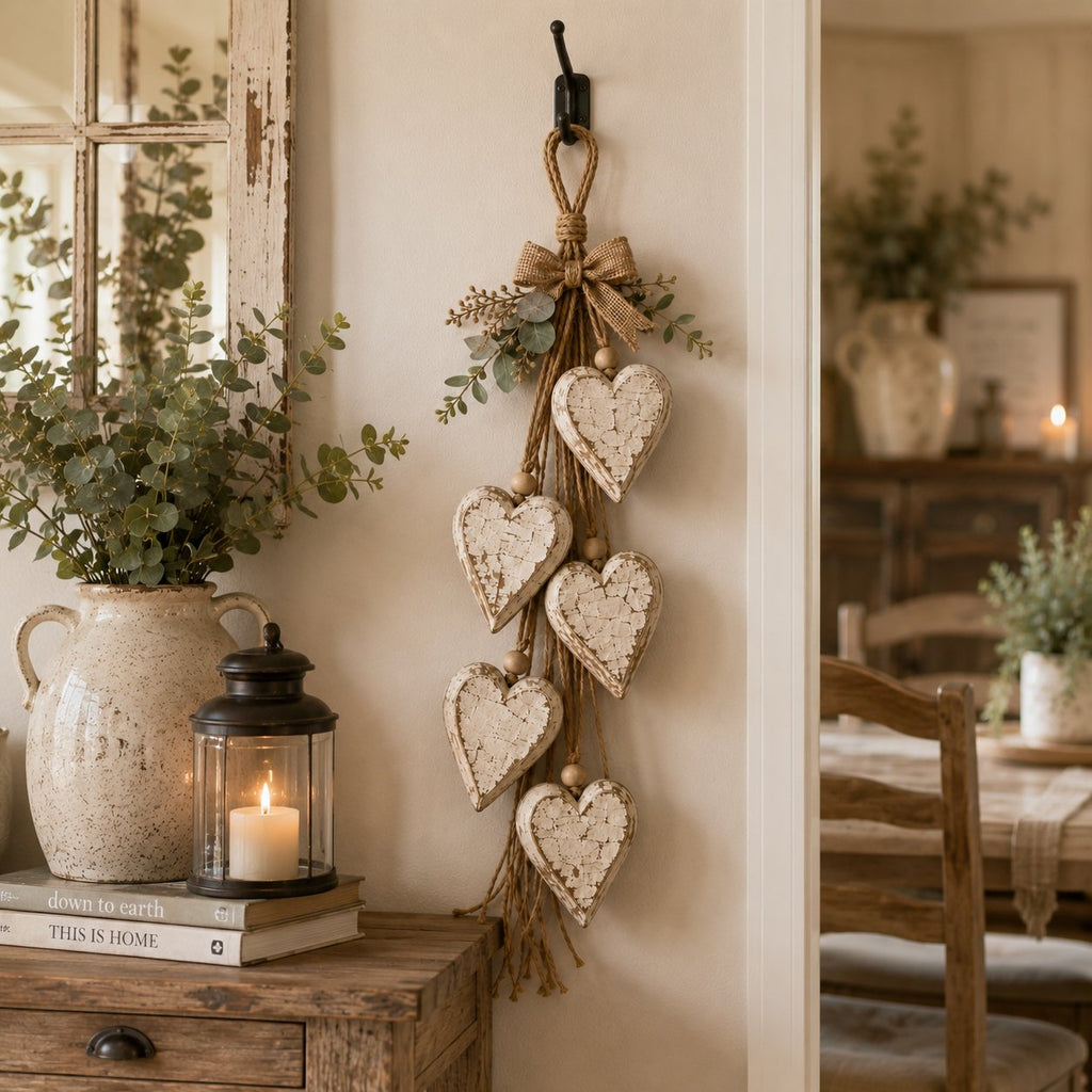 🤎 "Hanging Heart" Wall Decoration