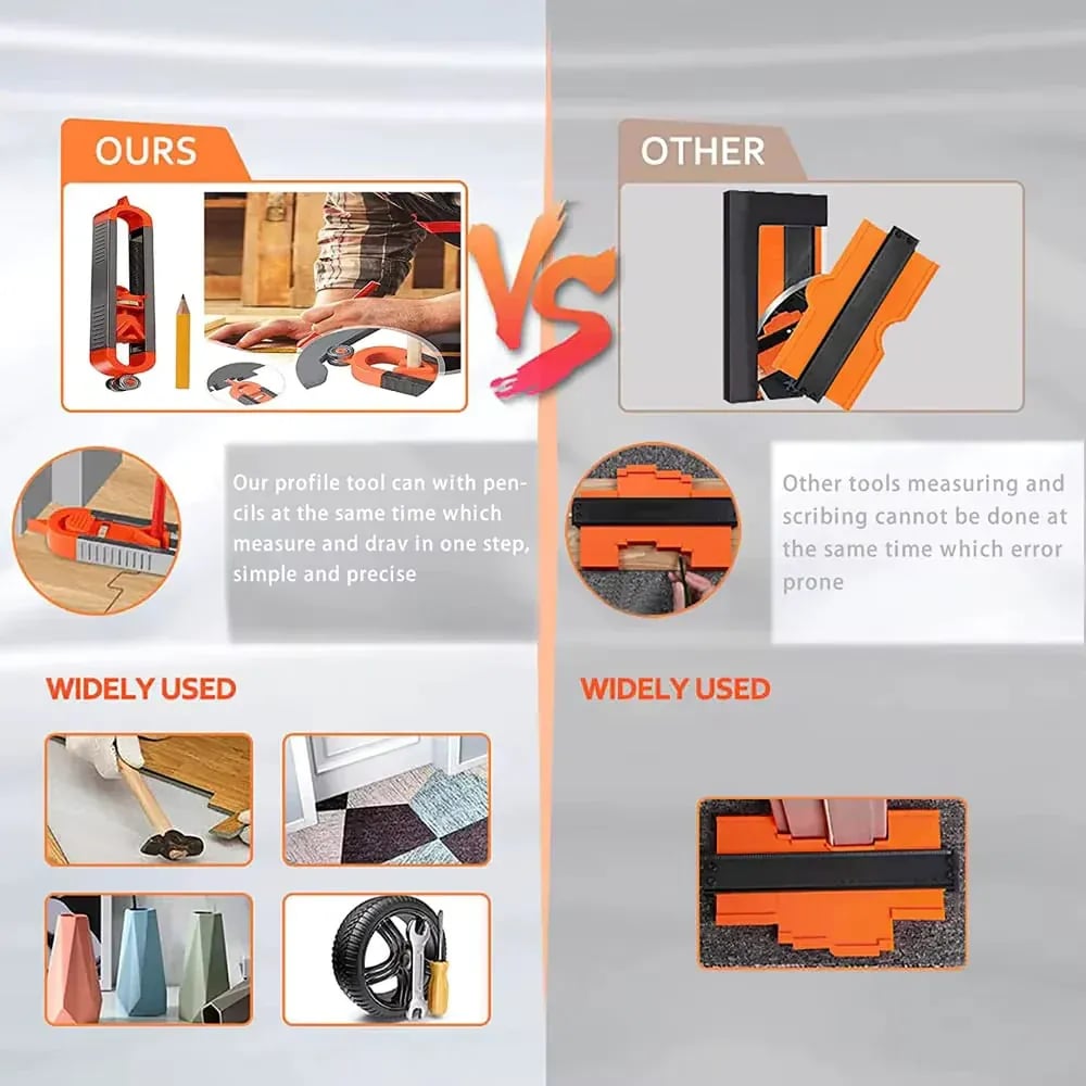 📐✏ Copy any shape instantly: contour gauge duplicator tool