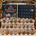🐘 24 Days of Elephant Magic Advent Calendar – 24 Collectible Christmas Elephant Surprises