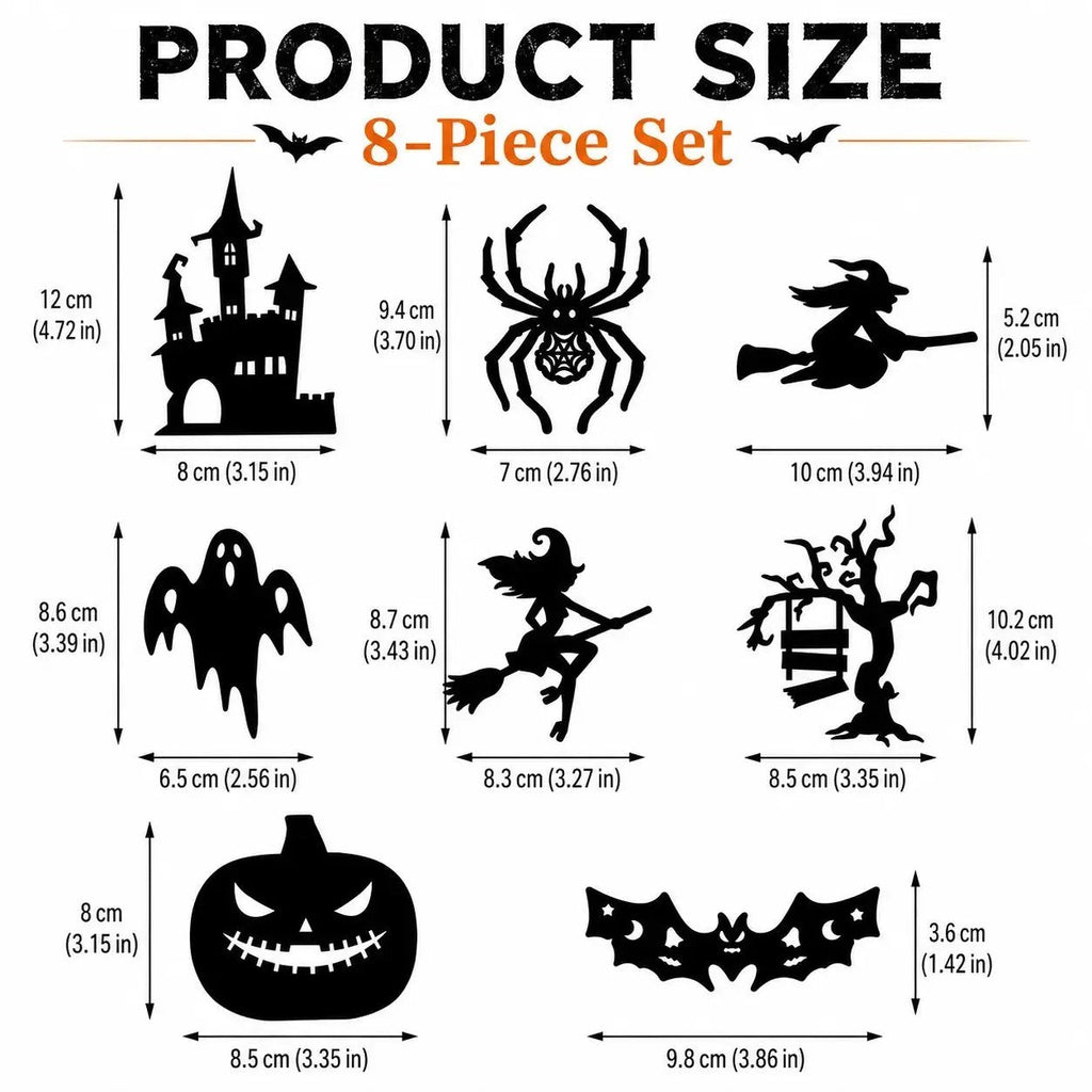 🥳 2026 SPECIAL 🥳💞 Over 50,000 sold! LED Halloween wall stickers—battery-operated, self-adhesive light-up decorations.