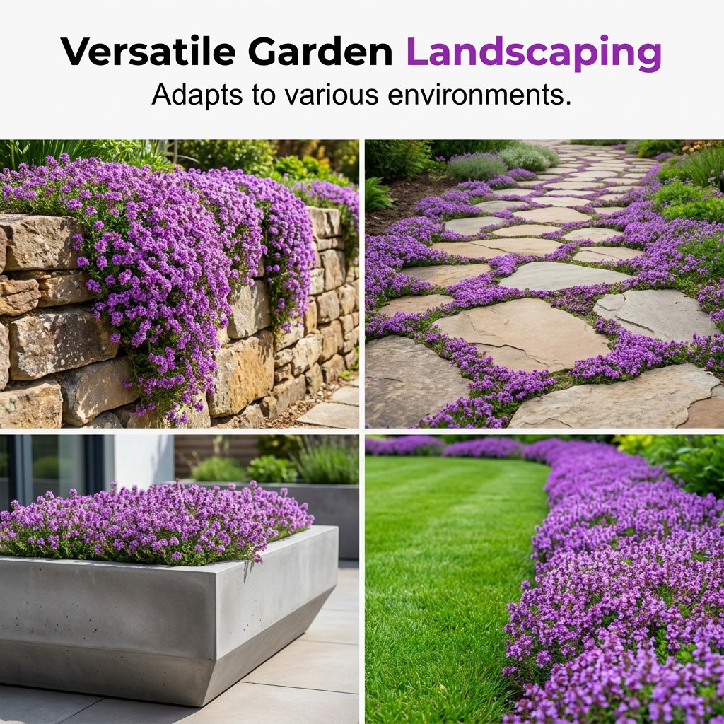 🌸 Creeping Thyme – colorful ground cover seeds