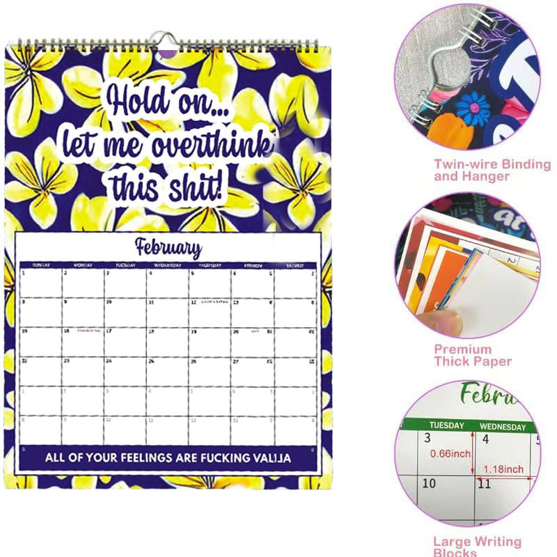 2027 Sweary Mental Health Calendar