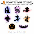 🥳 2026 SPECIAL 🥳💞 Over 50,000 sold! LED Halloween wall stickers—battery-operated, self-adhesive light-up decorations.